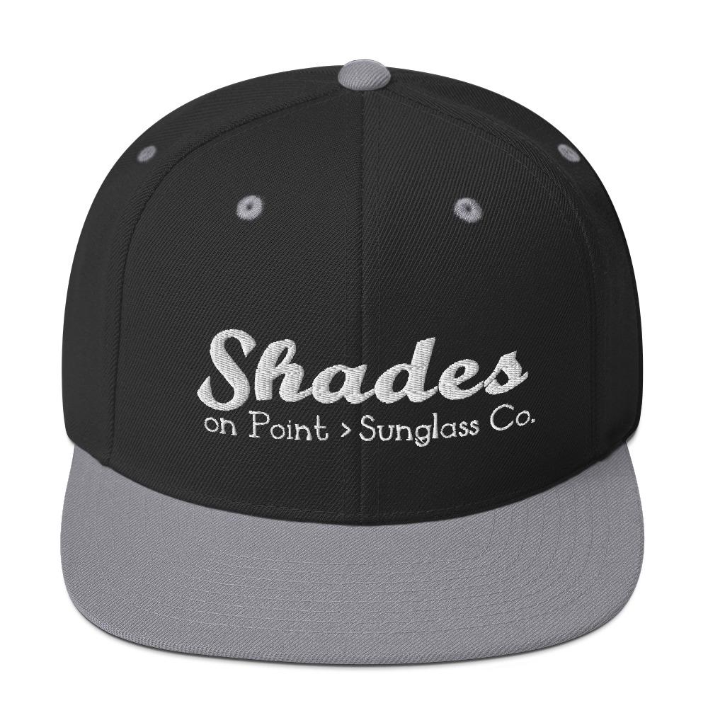 The Shades Silver & Black Snapback Hat