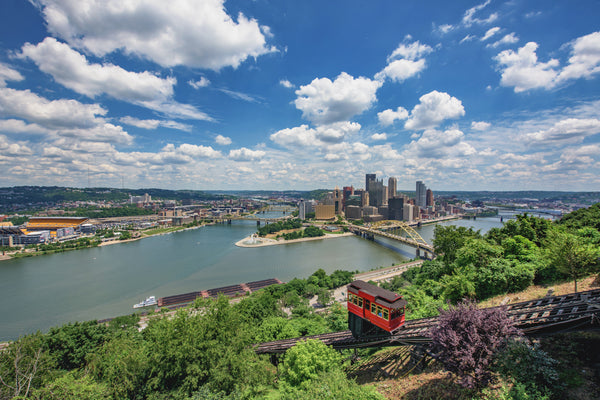 Mt Washington view of Pittsburgh Shades on Point